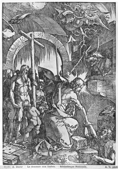 Der Abstieg Christi in die Vorhölle, aus der Serie 